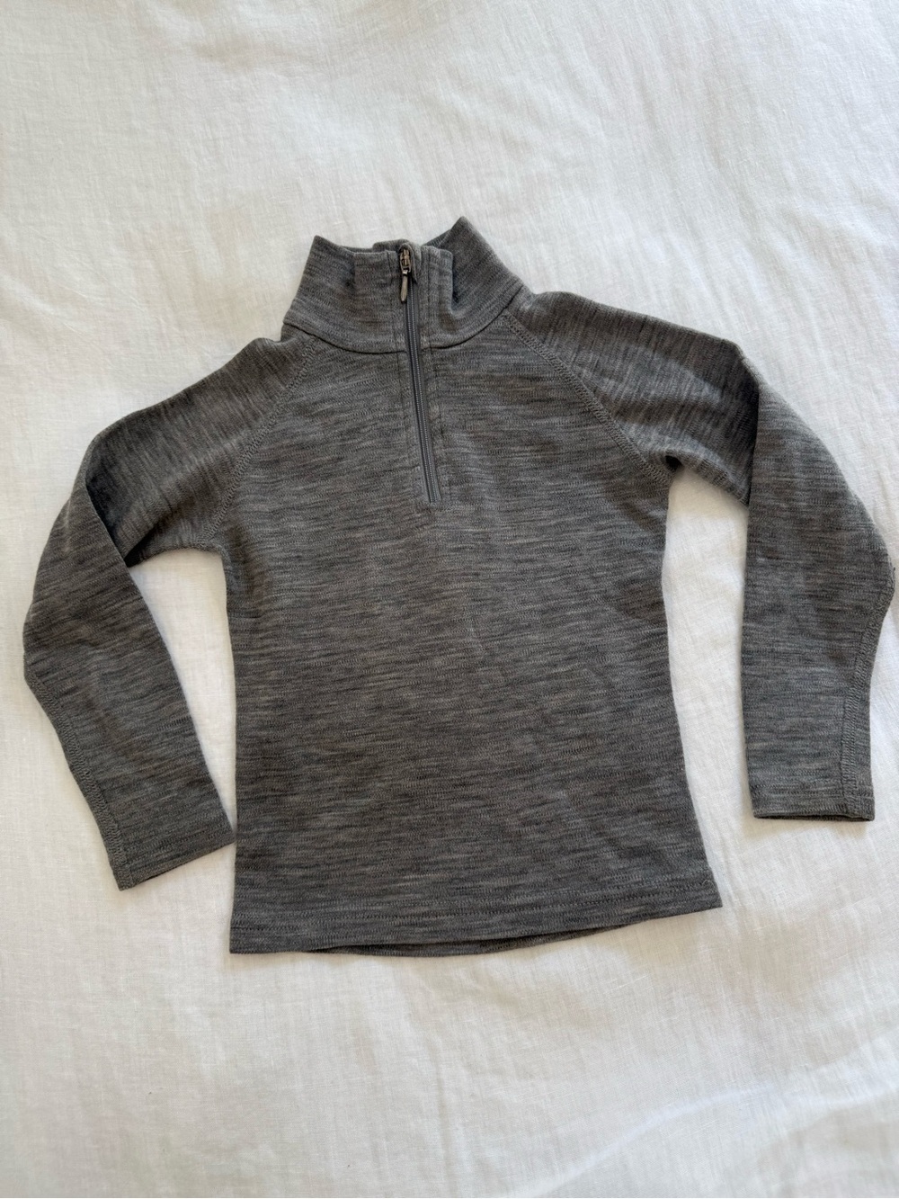 66 North Iceland Valholl Merino Wool Quarter Zip Neck Toddler Base Layer Shirt
